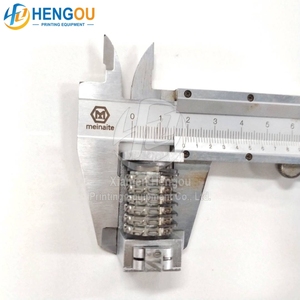 Spedizione gratuita 1 pezzo 6 cifre numeratore in avanti numeratore di caratteri romani 4x8 Cicero letterpress carattere romano in acciaio pieno - Product Image 2