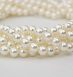 Perlas Sueltas de Akoya de Alta Calidad, Naturales, Blancas, Redondas y de Forma Barroca, de 7.0-9.0 mm, con un Delicado Brillo, para la Fabricación de Joyas, Venta al por Mayor - Product Image 4