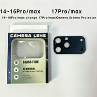 Protecteur d'objectif photo en métal Seconds Change pour iPhone 14 15 16 16 Pro Max, convertisseur pour transformer en 17 Pro 17 Pro Max