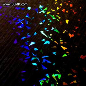 Hoja <span class=keywords><strong>de</strong></span> <span class=keywords><strong>película</strong></span> <span class=keywords><strong>de</strong></span> laminación en frío para foto <span class=keywords><strong>de</strong></span> publicidad exterior Interior holográfica <span class=keywords><strong>de</strong></span> vidrio roto con papel <span class=keywords><strong>de</strong></span> liberación - Product Image 6