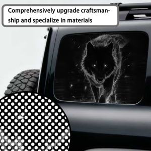 2pcs Universal Privacy Car Window Stickers Animal Rear Window Stickers Vinyl for Cars - Product Image 3