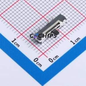 MSK-1130 Slide Switch SMD Switch Single Pole Three Throw Rectangle Pin Header Horizontal Mount 100mA - Product Image 1
