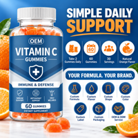 Gummies à la vitamine C pour la défense immunitaire, le soutien antioxydant, le bien-être quotidien, la santé de la peau et les soins de beauté naturels – Complément alimentaire OEM