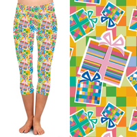 Legging de fête de noël pour femme, imprimé Capri, Design Slim, pantalon de Fitness pour fille, legging taille haute