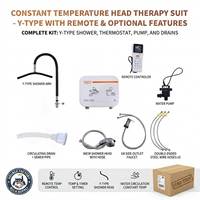 Kit de spa capillaire série Cycle d'eau avec thermostat constant et télécommande, lit de lavage type Y, kit de circulation d'eau