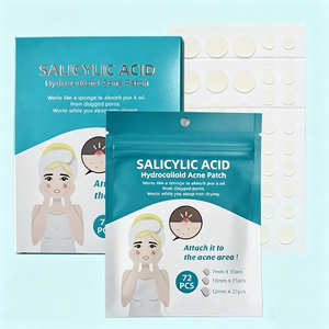 Parches Nocturnos para el Acné y Granos Profundos - 72 Parches con Ácido Salicílico e Hidrocoloide Mientras Duermes - Despierta con una Piel Más Clara - Product Image 1