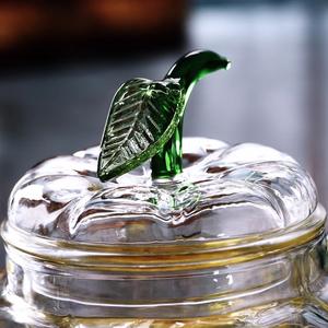 <span class=keywords><strong>Citrouille</strong></span> d'halloween en forme de <span class=keywords><strong>théière</strong></span> en verre - Product Image 3