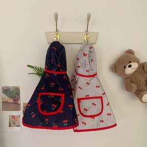 Manteau <span class=keywords><strong>de</strong></span> <span class=keywords><strong>pluie</strong></span> imperméable pour animaux <span class=keywords><strong>de</strong></span> compagnie, imprimé fruits mignons, sans manches, avec capuche transparente, poche arrière et fermeture auto-agrippante, pour chien, pour l'extérieur - Product Image 1