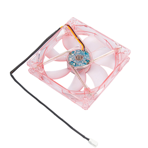 120mm Transparent <strong>Pink</strong> LED <strong>PC</strong> <strong>Case</strong> Fan, 4Pin PWM Quiet Cooling Fan for Computer <strong>Cases</strong> - Product Image 5