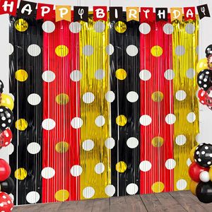Cortina de Flecos Metálicos con Diseño de Caricaturas y Colores Vibrantes para Decoración de Fondo en Fiestas Infantiles, Cumpleaños y Día del Niño - Product Image 2