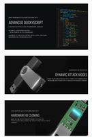 Nouveau module de développement HAK5 USB Rubber Ducky original, outil de programmation avec bouton de commande