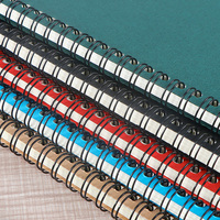 Carnet à spirales A5 à couverture en papier kraft personnalisé, lignes horizontales, épais, pas cher, vente en gros