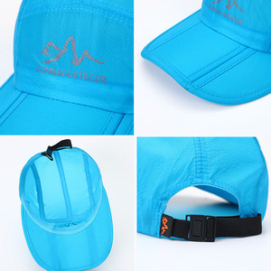 Cappellino da Baseball Pieghevole in Rete Multicolore con Logo Personalizzato, Protezione UV, Asciugatura Rapida, per Spiaggia, Pesca e Sport - Product Image 2