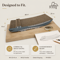 Griffoir pour chat en carton ondulé en forme de crocodile, personnalisé OEM, vente en gros d'usine, avec design de dessin animé mignon