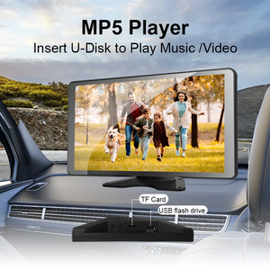 Sistema di Telecamera di Retromarcia con <span class=keywords><strong>Radio</strong></span> FM Wireless, CarPlay iOS, Android Auto, Schermo Touch da 10.1'', DVR 4CH 1080P per Camion, Rimorchi, Camper, RV - Product Image 4