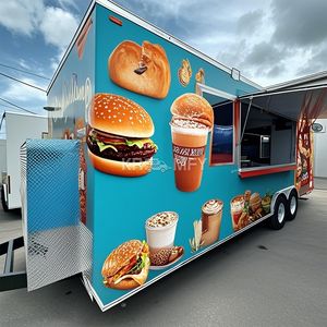 Remolque de Comida 2025, Carrito de Hot Dogs para Europa, Quiosco, Camión de Comida, Restaurante, Cocina Móvil - Product Image 4