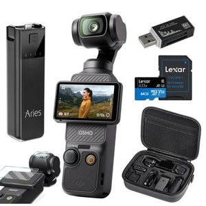 Ensemble Osmo Pocket 3 Creator avec stabilisateur de caméra vidéo <span class=keywords><strong>pour</strong></span> <span class=keywords><strong>téléphone</strong></span> <span class=keywords><strong>portable</strong></span> et caméra d'action, drone en fibre de carbone - Product Image 2