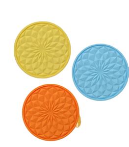 幾何学花柄ダイヤモンドデザイン ウォーターカップコースター 防灰越境爆発 シンプルスタイリッシュ 断熱プロモーション用 - Product Image 2