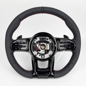 Mercedes AMG Leather GT CL CLS CLA GLC A E S C คลาส C36 G63 <span class=keywords><strong>C43</strong></span>มล. SL <span class=keywords><strong>W202</strong></span> W203 W204 W205 W206 W207 W166พวงมาลัย W167 - Product Image 1