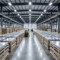 Tôle d'aluminium revêtue NANXING de haute qualité 1050 1060 3003 5052 6061, bobine de bande d'aluminium pour la construction et la décoration