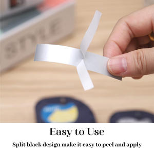 Cinta de etiquetas negra sobre plata, casete de plástico térmico adhesivo Compatible con <span class=keywords><strong>DYMO</strong></span> <span class=keywords><strong>LetraTag</strong></span> LT100H 12mm * 4m reemplazo 91331 91338 - Product Image 4