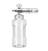 Pot en plastique transparent haute pression lave-auto neige mousse pulvérisateur 1L mousse Lance