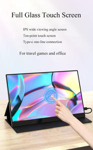 Vente d'usine avec haut-parleurs 15.6 innch FHD écran tactile moniteur Portable 60Hz double <span class=keywords><strong>Pc</strong></span> HDR écran externe moniteur Portable - Product Image 2