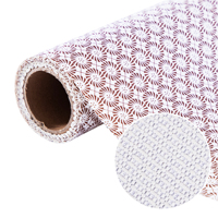 Serbaguna non-perekat Grid PVC Liner - Non-Slip rak & alas laci pola lucu desain PVC Non-Slip rak Liner
