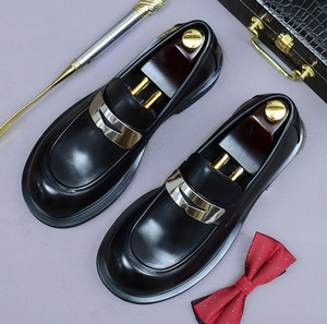 Zapatos de Vestir de Cuero Genuino, Antideslizantes, Impermeables, Transpirables, Flexibles y Elegantes para Novios, Bodas, Fiestas y Banquetes - Product Image 4