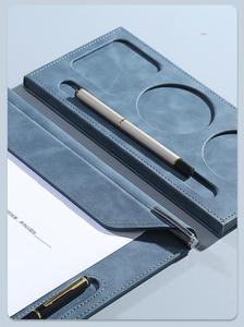 कस्टम पैफोलो आयोजक चमड़े के प्लानर बाइंडर पोर्टफोलियो फ़ोल्डर पुरुषों के लिए पत्र आकार व्यवसाय धारक - Product Image 5