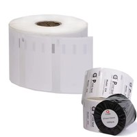 Étiquettes adhésives thermiques personnalisées Dymo11355 Dymo 99015 99012 99010 11354 compatibles avec les imprimantes 550/5XL, livraison express de codes-barres