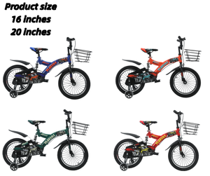 <span class=keywords><strong>Bicicleta</strong></span> Infantil Económica en Varios Colores, 16/20 Pulgadas, Cuadro de Acero al Carbono, 6 Velocidades, Sillín Ajustable, Ruedas de Entrenamiento, <span class=keywords><strong>Bicicleta</strong></span> para Niños - Product Image 5