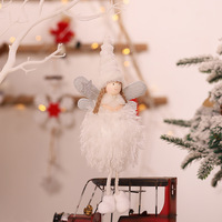 Nouveauté Décorations de Noël Créatives Poupée Ange Sac Ornements Pendentif Arbre de Noël