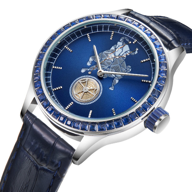 2026 New Men's Business Watch High Quality Leather Band Commemorative Quartz Watch 2815