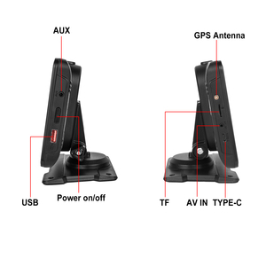 7 inch xách tay Carplay màn hình Android OS 2 + 32GB IPS trong tế bào cảm ứng xe màn hình với loa GPS Google bản đồ Navigation Youtube - Product Image 3