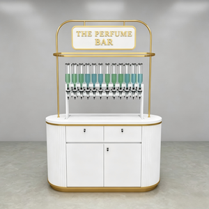 Muebles de Tienda de Perfumes de Lujo Personalizados |   Estantes y Vitrinas LED para Exhibición de Fragancias |   Solución Integral para Equipamiento de Tiendas - Product Image 4