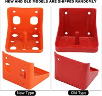 Nouveau support pour blocs de sel minéral, boîte à lécher pour bétail, conteneur en plastique rouge facilement assemblable, marque Bolu, 3 mois