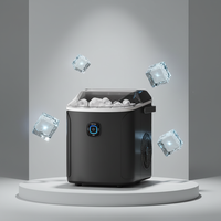 Nouvelle Machine à Glaçons Instantanée Électrique 220V de Comptoir, Mini et Intelligente, en Plastique, Haute Qualité, pour Cuisine, Modèle 2025 (Chine)