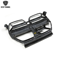 Calandre avant en fibre de carbone sèche G80 style CSL pour BMW M3 G80 G82 G83 M4 avec ACC, calandre de pare-chocs avant en carbone pour automobile