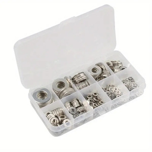 304 Stainless Steel Flat Washers Set M2 To M12 DIN125 Grade A Boxed For Screw Fastening - Product Image 2