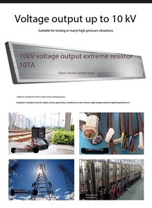 Testeur de résistance d'isolement haute tension industriel UNI-T UT515B, numérique, haute précision, 10KV, mégohmmètre, garantie 1 an, IP55 - Product Image 4