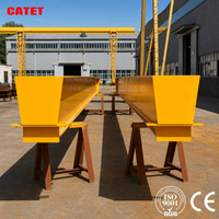 Pont roulant monopoutre de type EOT, norme européenne, 10 tonnes, adapté au levage de matériaux en atelier intérieur