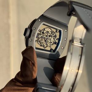 Top 61-01 Black Ceramic Men’s <b>Skeleton</b> <b>Automatic</b> Mechanical <b>Watch</b>, Sapphire Crystal, High-Quality Casual Sports Luminous <b>Watch</b> - Product Image 5