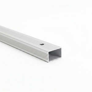 Perfil de aluminio cuadrado personalizado de la serie 6000, tubo rectangular de aluminio para estructuras de construcción industrial - Product Image 1