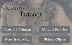 Tatuajes Temporales Personalizados al por Mayor, Adhesivos de Transferencia de Agua, Tatuaje Temporal Personalizado Resistente al Agua - Product Image 3