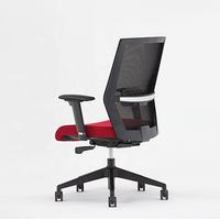Chaise de bureau ergonomique pivotante en maille avec dossier mi-haut pour le bureau à domicile et le bureau de direction