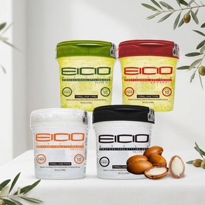 <span class=keywords><strong>Gel</strong></span> Coiffant <span class=keywords><strong>Eco</strong></span> <span class=keywords><strong>Styler</strong></span> Edge Control – Brillance Légère, Définition des Boucles, Non Gras, Anti-Humidité, Fixateur Quotidien pour Cheveux - Product Image 2