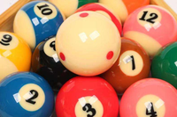 Profession elle Xinkang 8A Grade Turnier harz 57,2 MM TV-Serie Billard Pool Balls 16 Stück Set Blue Box