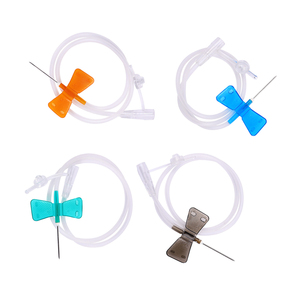 <span class=keywords><strong>Aiguille</strong></span> papillon de sécurité jetable pour prélèvement sanguin avec support, pour usage médical - Product Image 6