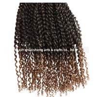Perruque au crochet Fashion Hair Passion Twist Hair Water Wave en matière synthétique Hans, style mode euro-américain, effet rajeunissant